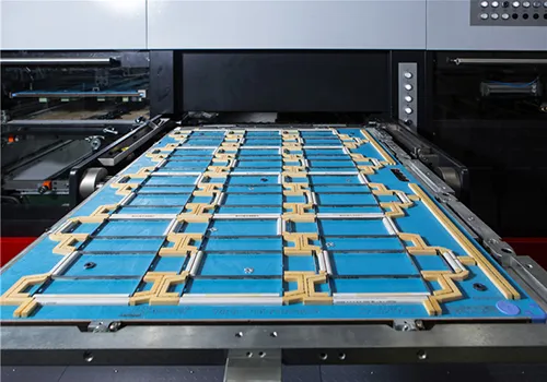 Two-unit Embossing Section